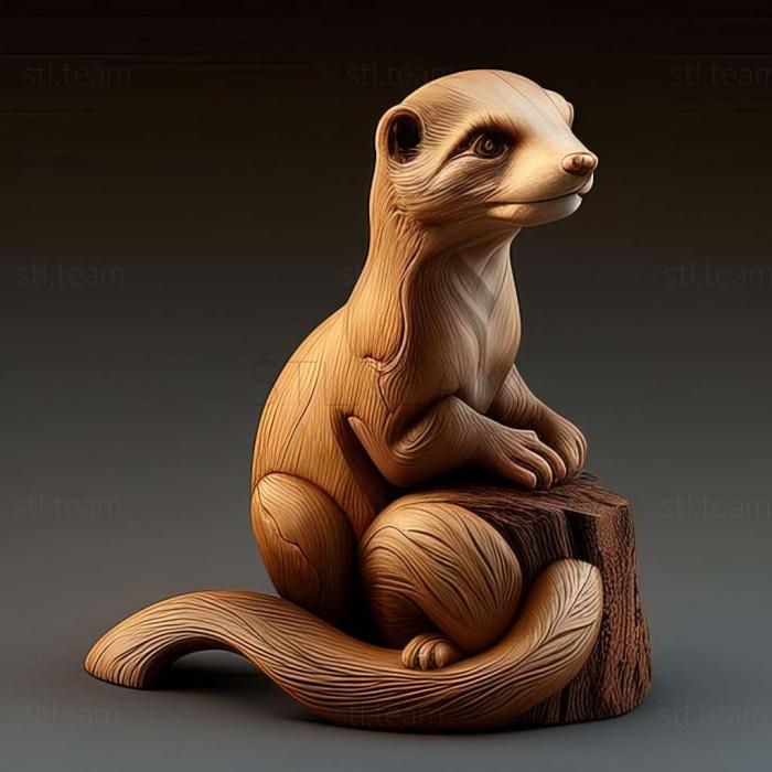 3D model ferret (STL)